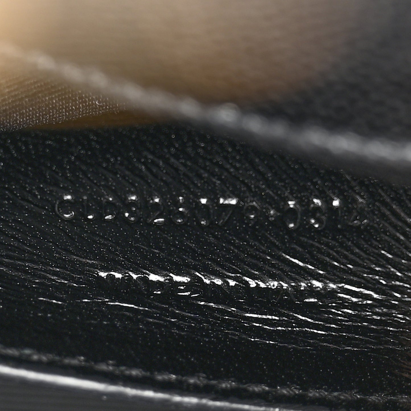 Grain De Poudre Monogram Cassandre Clutch Black