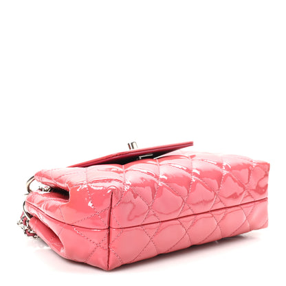 Chanel Patent Quilted Small Coco Shine Accordion Flap Pink 4 of 10