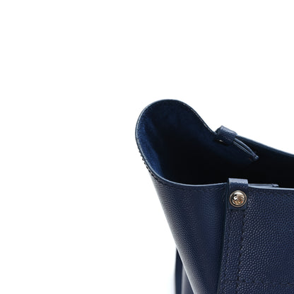 Chanel Caviar Large Studded Deauville Tote Navy 14 of 14