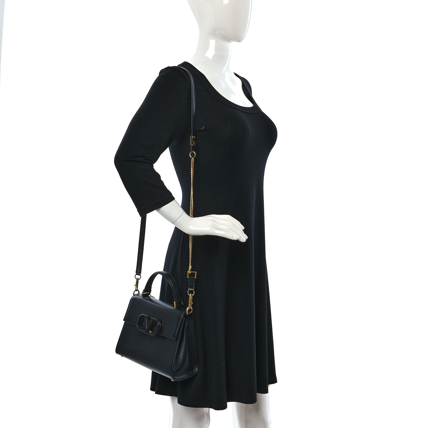 Valentino Garavani Calfskin Mini VSling Top Handle Bag 2 of 8