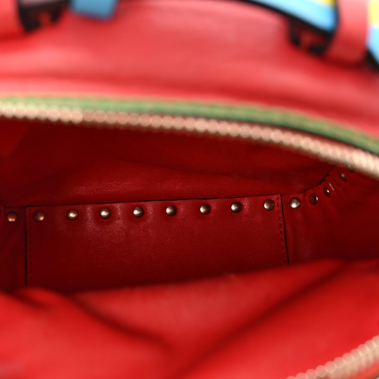 Calfskin 1973 Mini Rockstud Backpack Multicolor