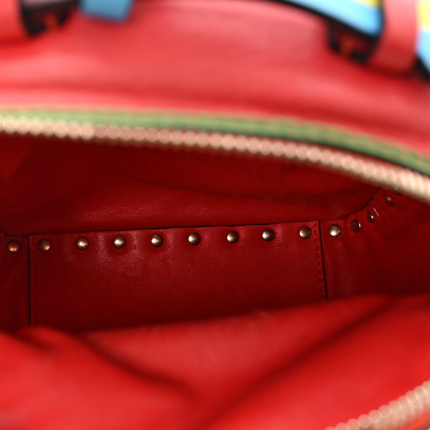 Valentino Garavani Calfskin 1973 Mini Rockstud Backpack Multicolor 4 of 10