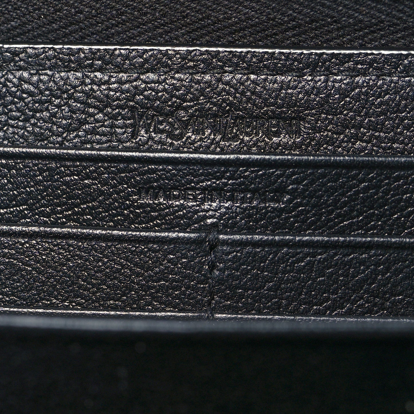 Chevre Belle De Jour Zip Around Wallet Black