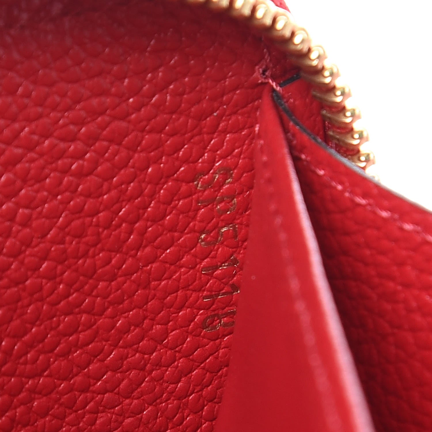 Louis Vuitton Empreinte Zippy Wallet Scarlet 7 of 11