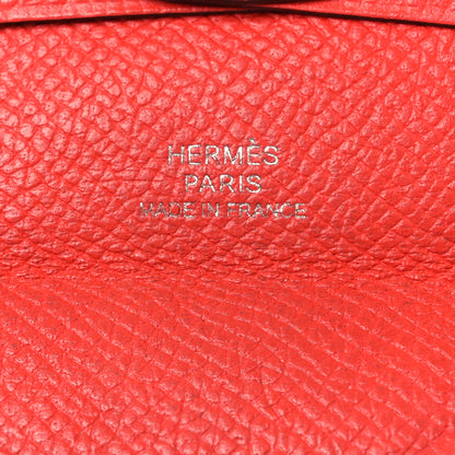 Hermes Epsom Bastia Coin Purse Rose Jaipur 6 of 11