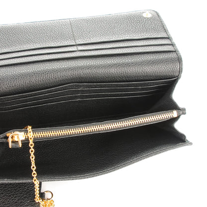 Prada Vitello Phenix Continental Flap Wallet Nero Black 6 of 9