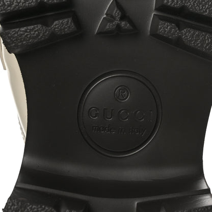 Gucci Cordovan Lux Horsebit Platform Mules 36.5 Mystic White 8 of 10