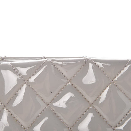 Chanel Patent Quilted Medium Just Mademoiselle Grey 12 of 13
