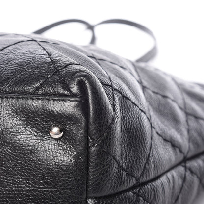 Chanel Glazed Calfskin Large On The Road Tote Black 14 of 15