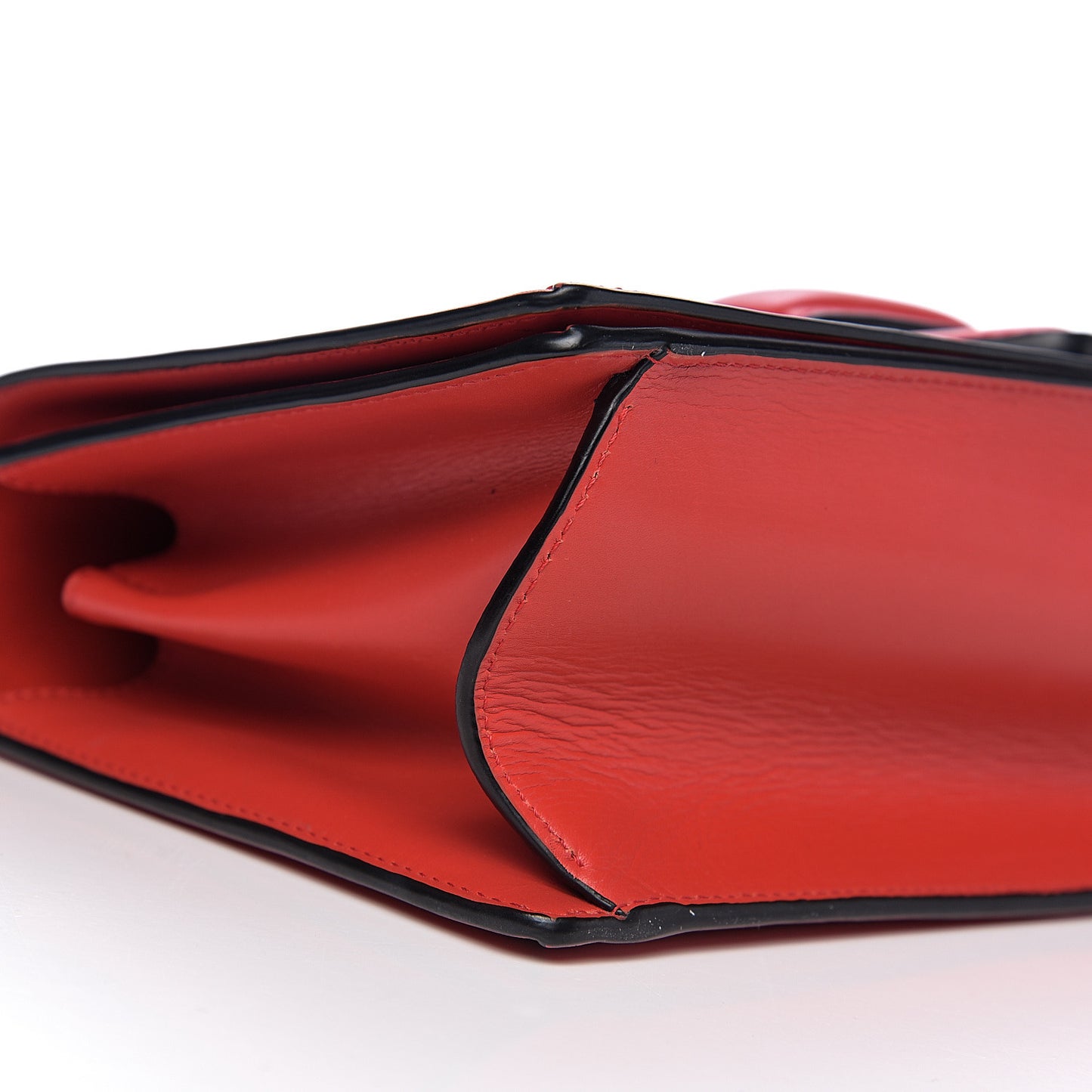 Calfskin Small Barcelona Shoulder Bag Red