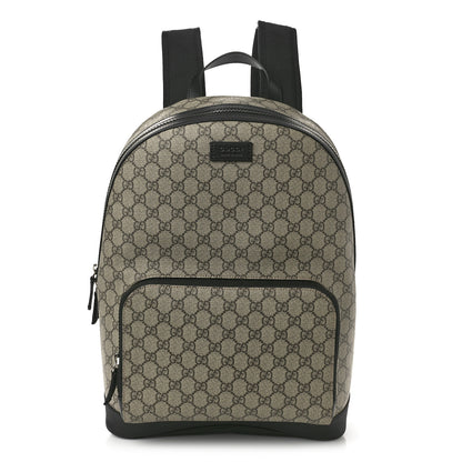 Gucci GG Supreme Monogram Medium Backpack Black 1 of 10
