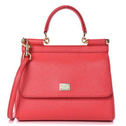 Dolce & Gabbana Dauphine Small Miss Sicily Satchel Roso 1 of 14