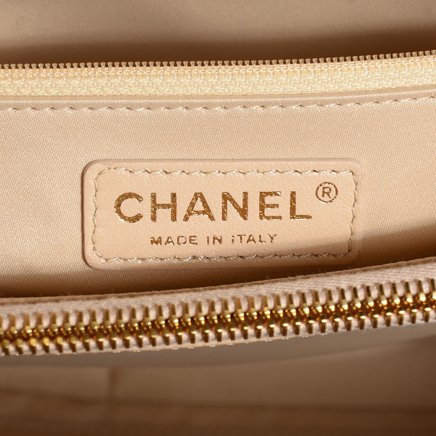 Chanel Caviar Quilted Grand Shopping Tote Beige 7 of 8