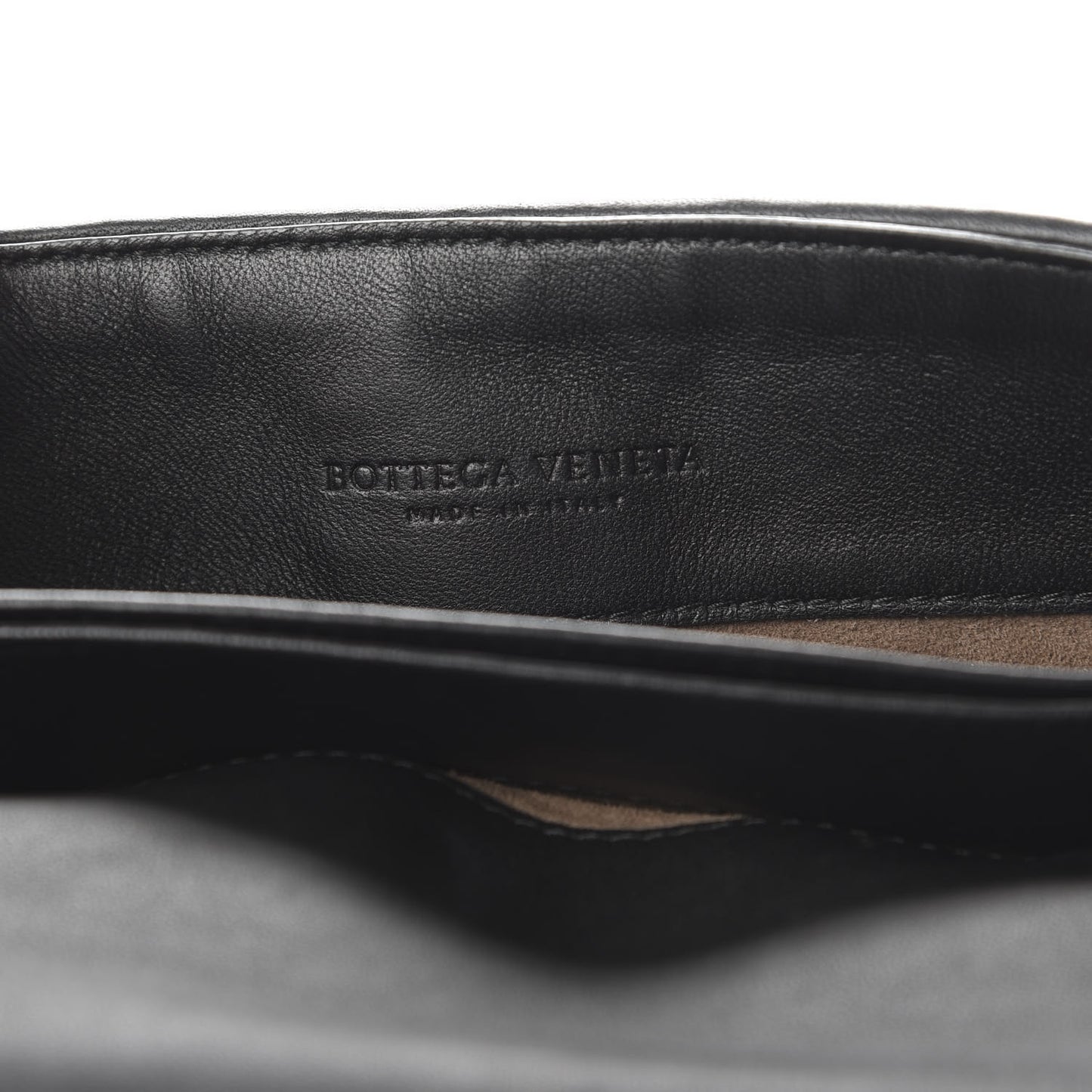 Nappa Intrecciato Baby Olimpia Shoulder Bag Black