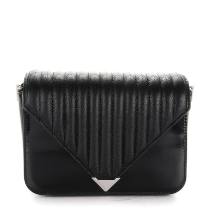 Alexander Wang Calfskin Quilted Prisma Envelope Crossbody Black 1 of 6