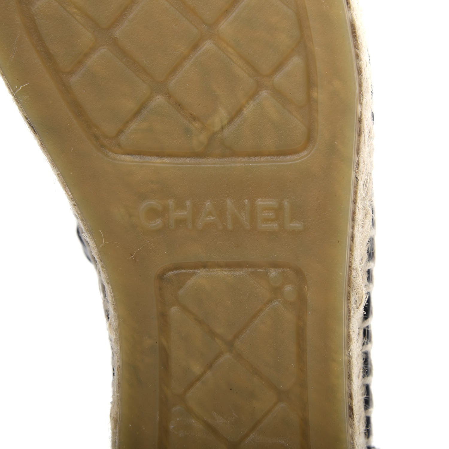 Chanel Mesh Grosgrain CC Espadrilles 36 Black 9 of 10