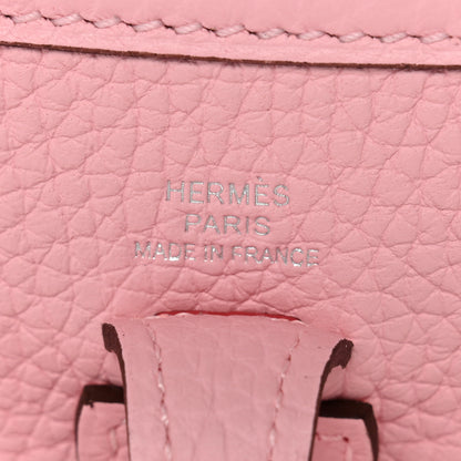 Hermes Taurillon Clemence Evelyne TPM Rose Sakura 6 of 11