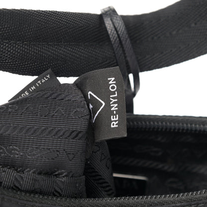 Prada Tessuto Nylon Mini Re-Edition 2000 Bag Black 8 of 12