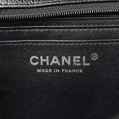 Chanel Caviar Quilted Jumbo Single Flap Black 6 of 11