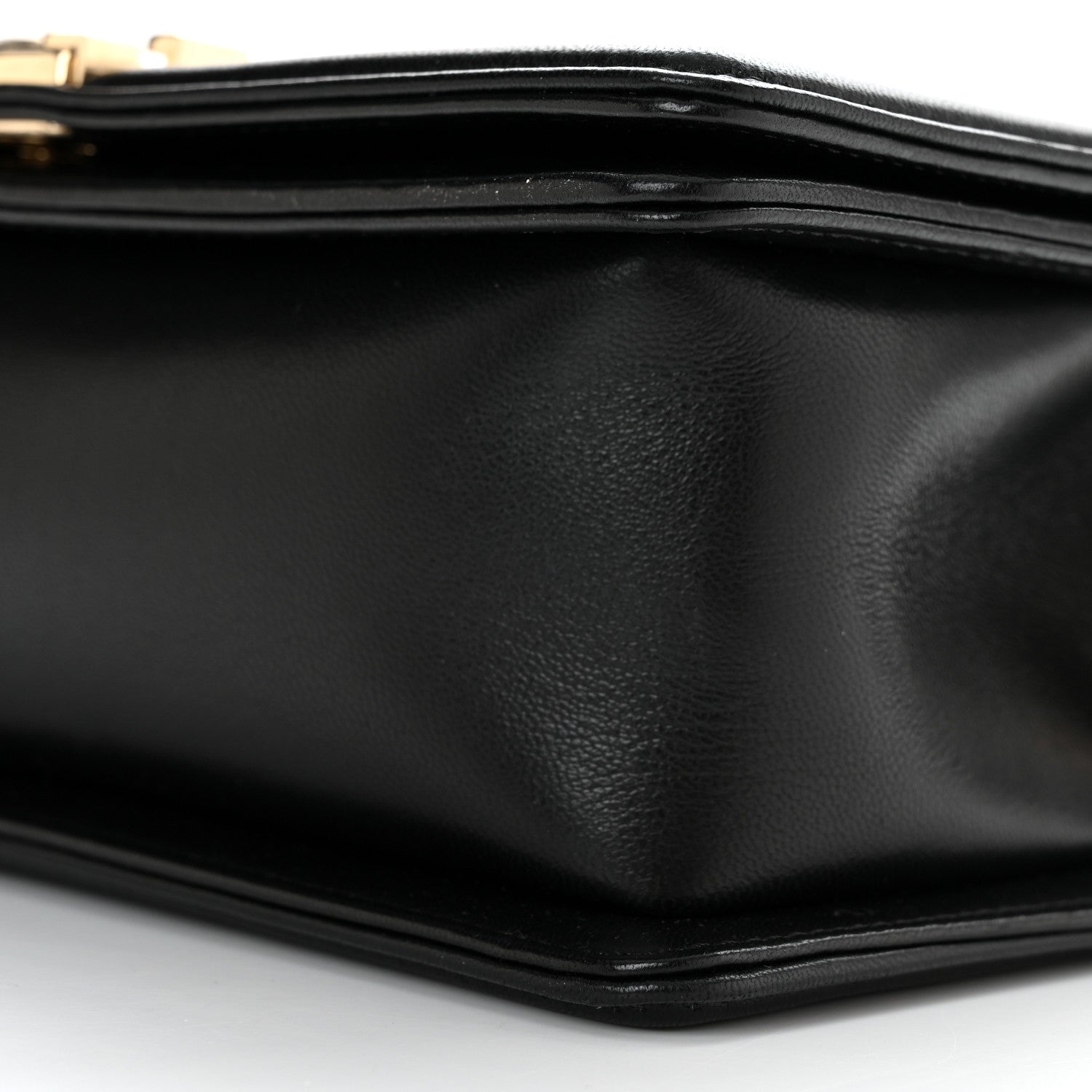 Chanel Lambskin Chevron Quilted Medium Boy Flap Black 10 of 11