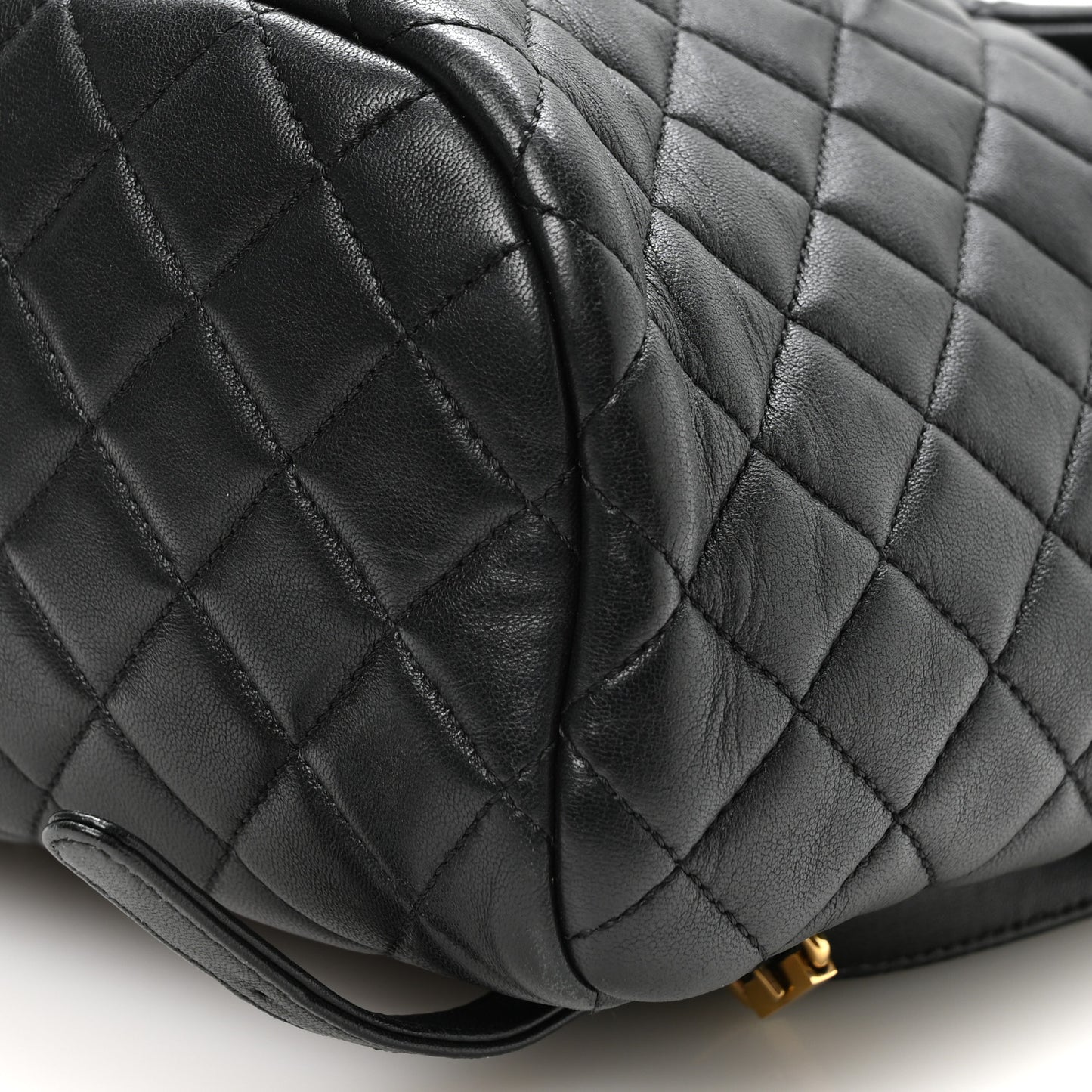 Lambskin Quilted Small Urban Spirit Backpack Black