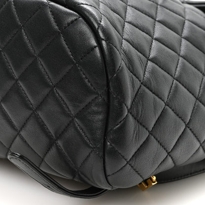 Chanel Lambskin Quilted Small Urban Spirit Backpack Black 9 of 9