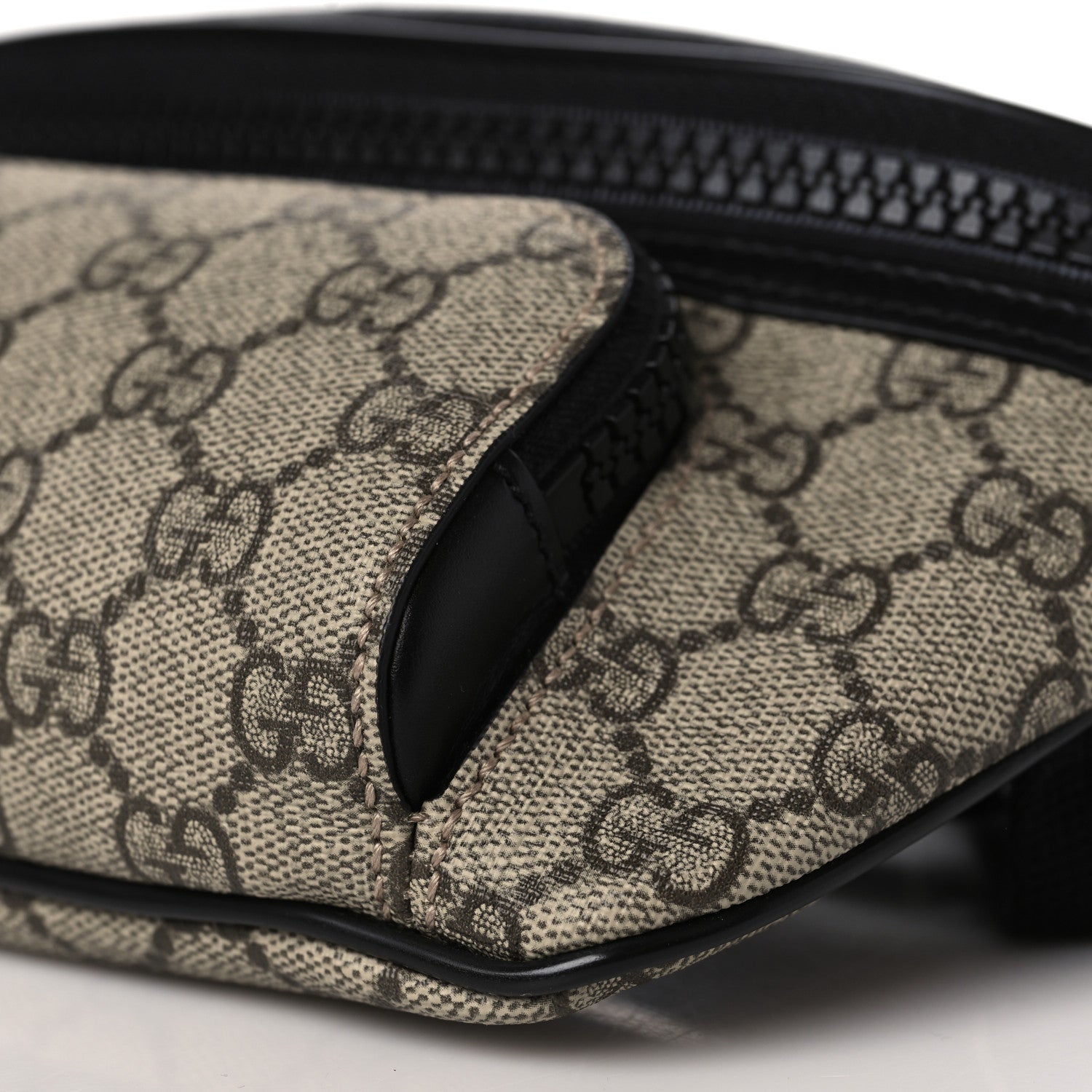 Gucci GG Supreme Monogram Belt Bag Black 9 of 9