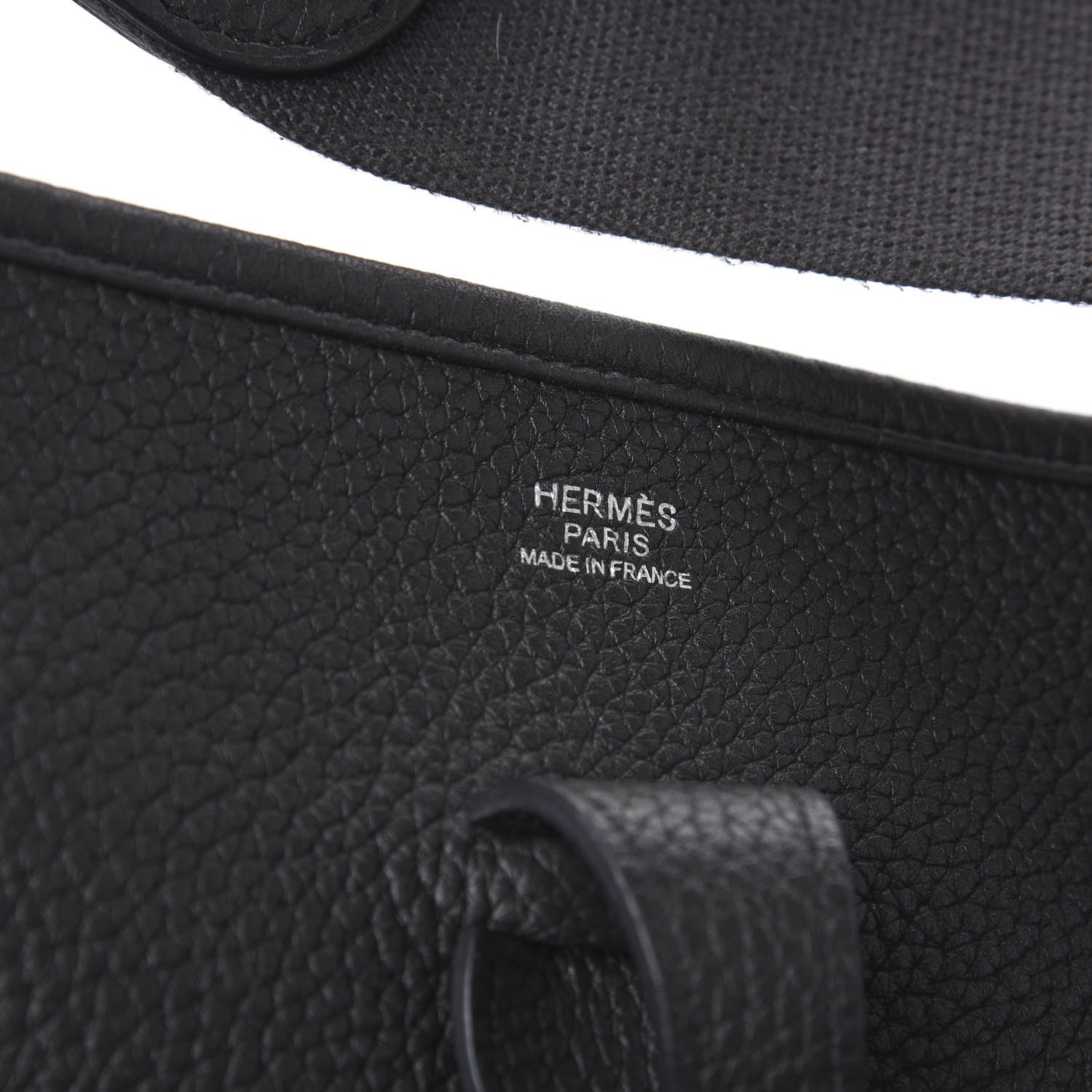Hermes Taurillon Clemence Evelyne III PM Plomb 5 of 9