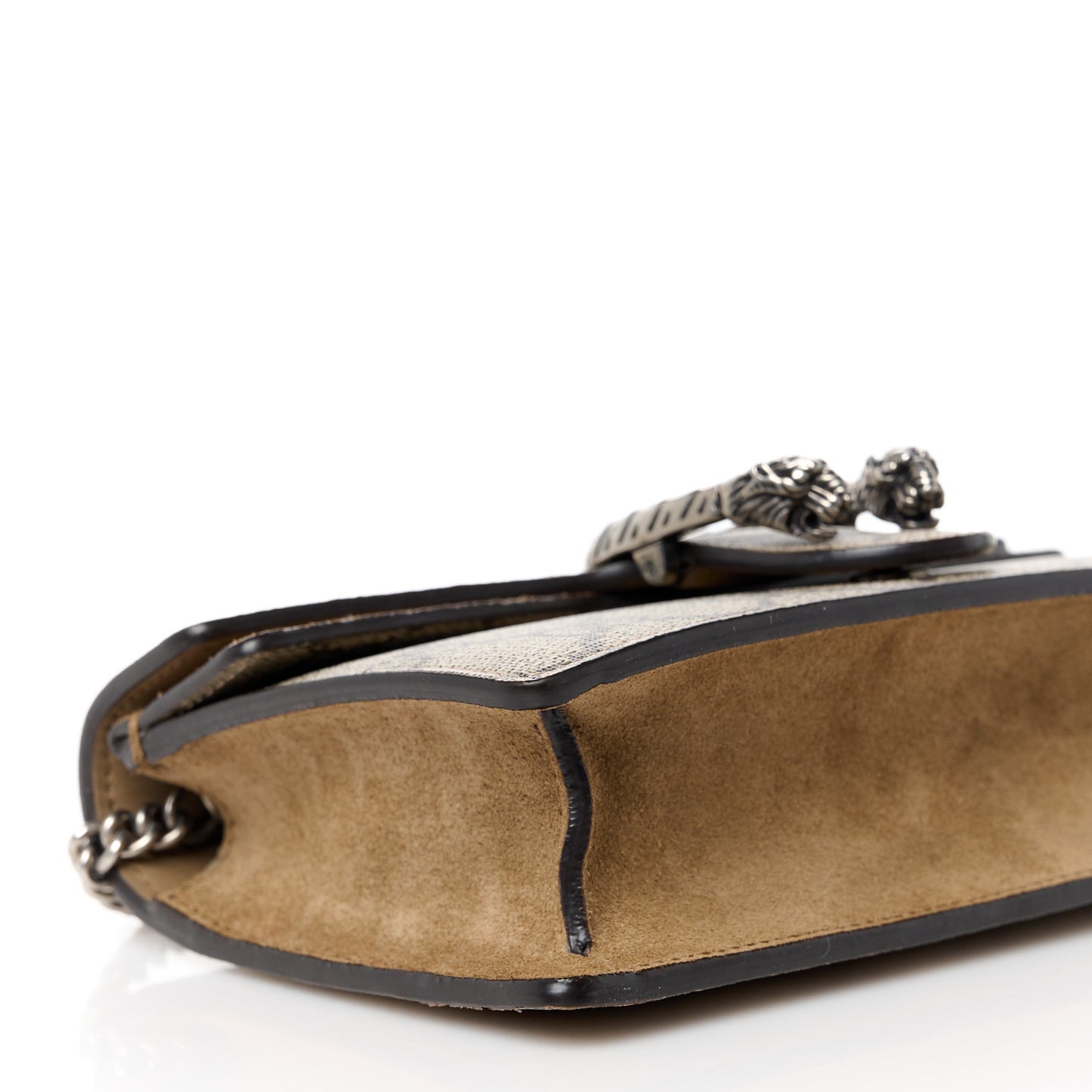 GG Supreme Monogram Super Mini Dionysus Shoulder Bag Taupe