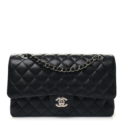 Chanel Caviar Quilted Medium Double Flap Black 1 of 10