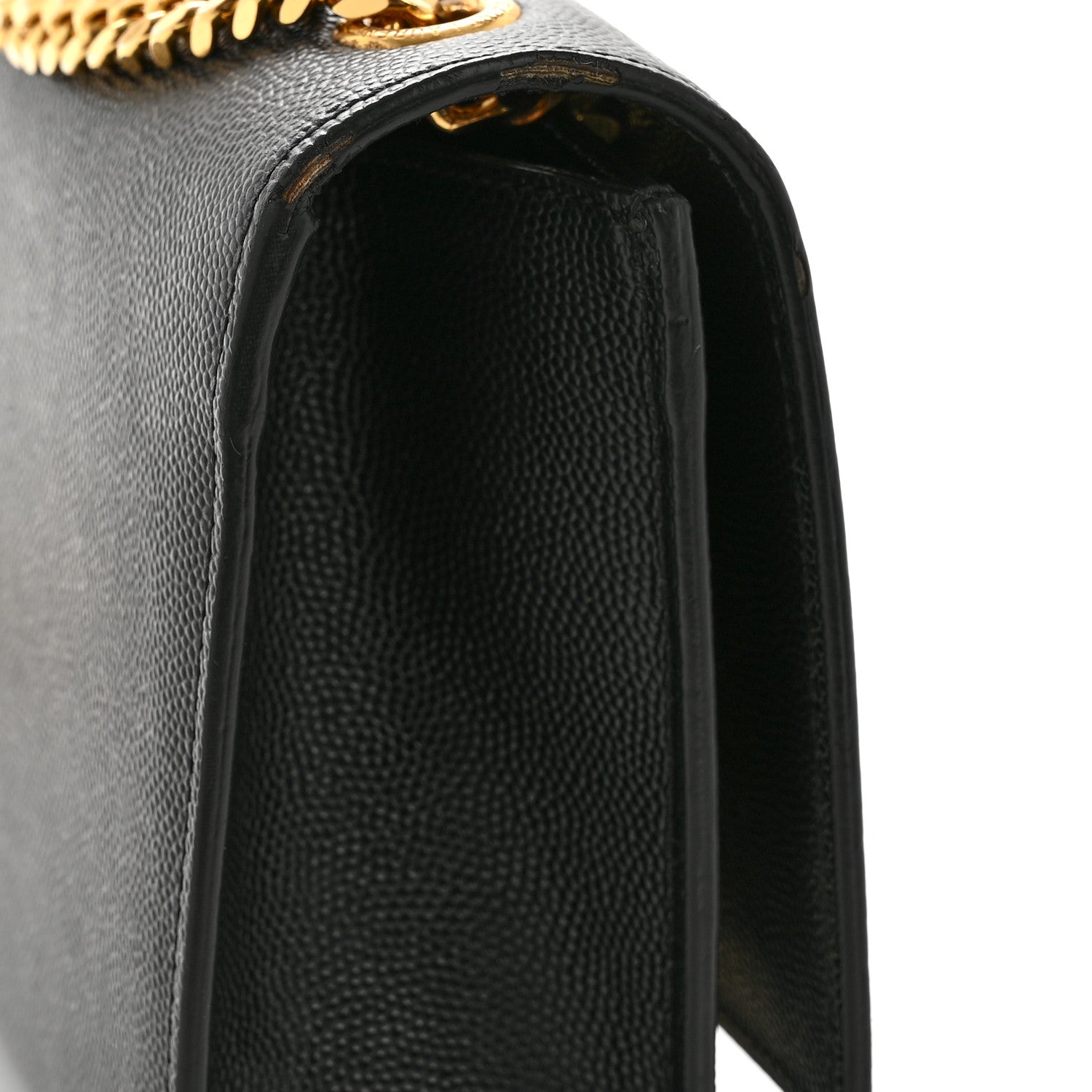 Saint Laurent Grain De Poudre Small Monogram Kate Satchel Black 13 of 13