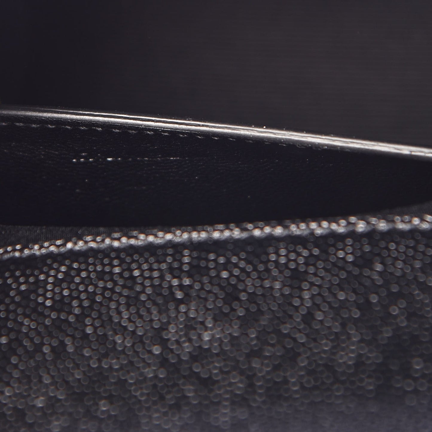 Grain De Poudre Monogram Cassandre Clutch Black