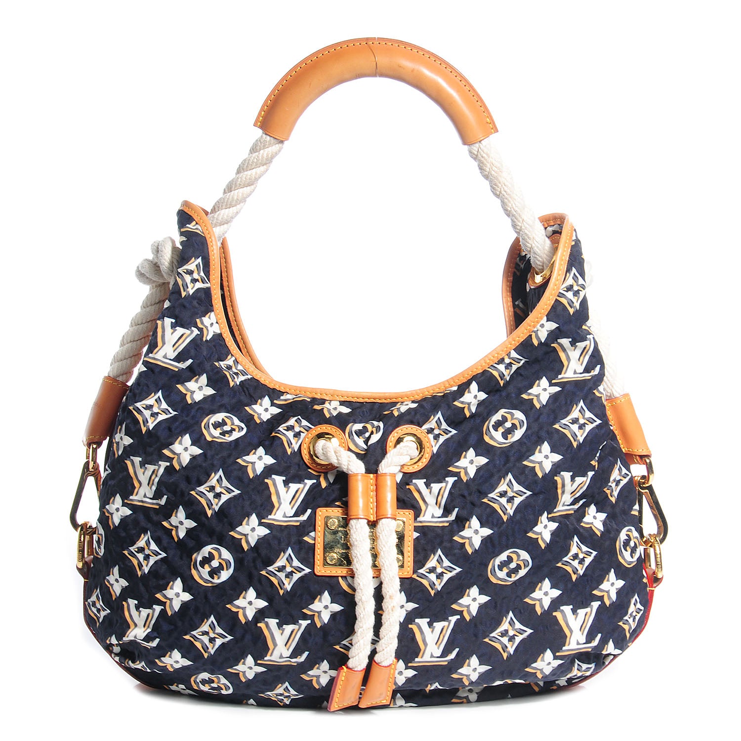 Louis Vuitton Canvas Monogram Cruise Bulles MM Navy 1 of 7