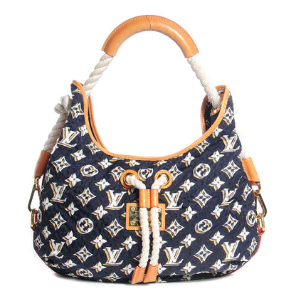 Louis Vuitton Canvas Monogram Cruise Bulles MM Navy 1 of 7