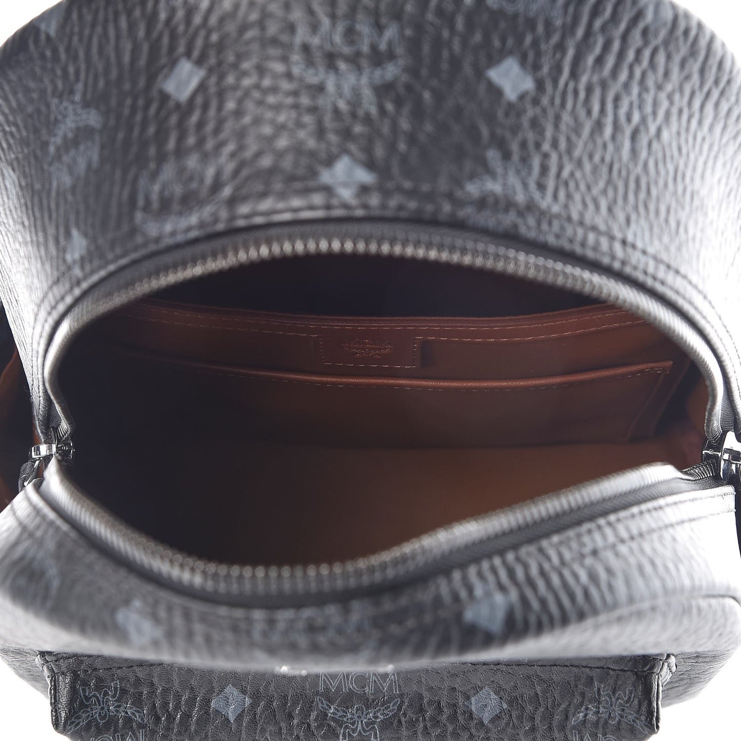 Visetos Small Side Stud Backpack Black