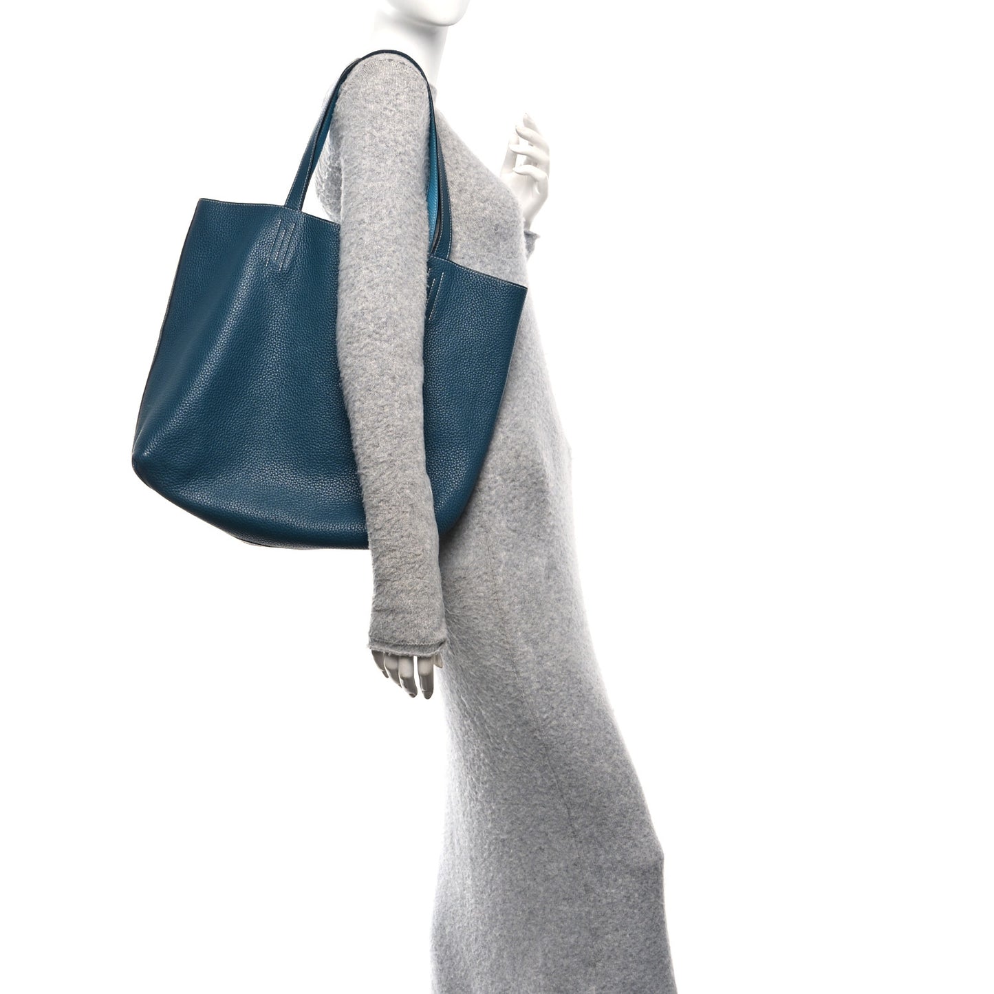 Taurillon Clemence Double Sens 45 Reversible Tote
