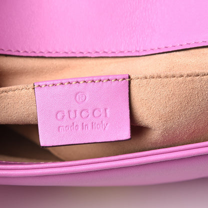 Gucci Calfskin Matelasse Mini GG Marmont Shoulder Bag Candy Mousse 6 of 7