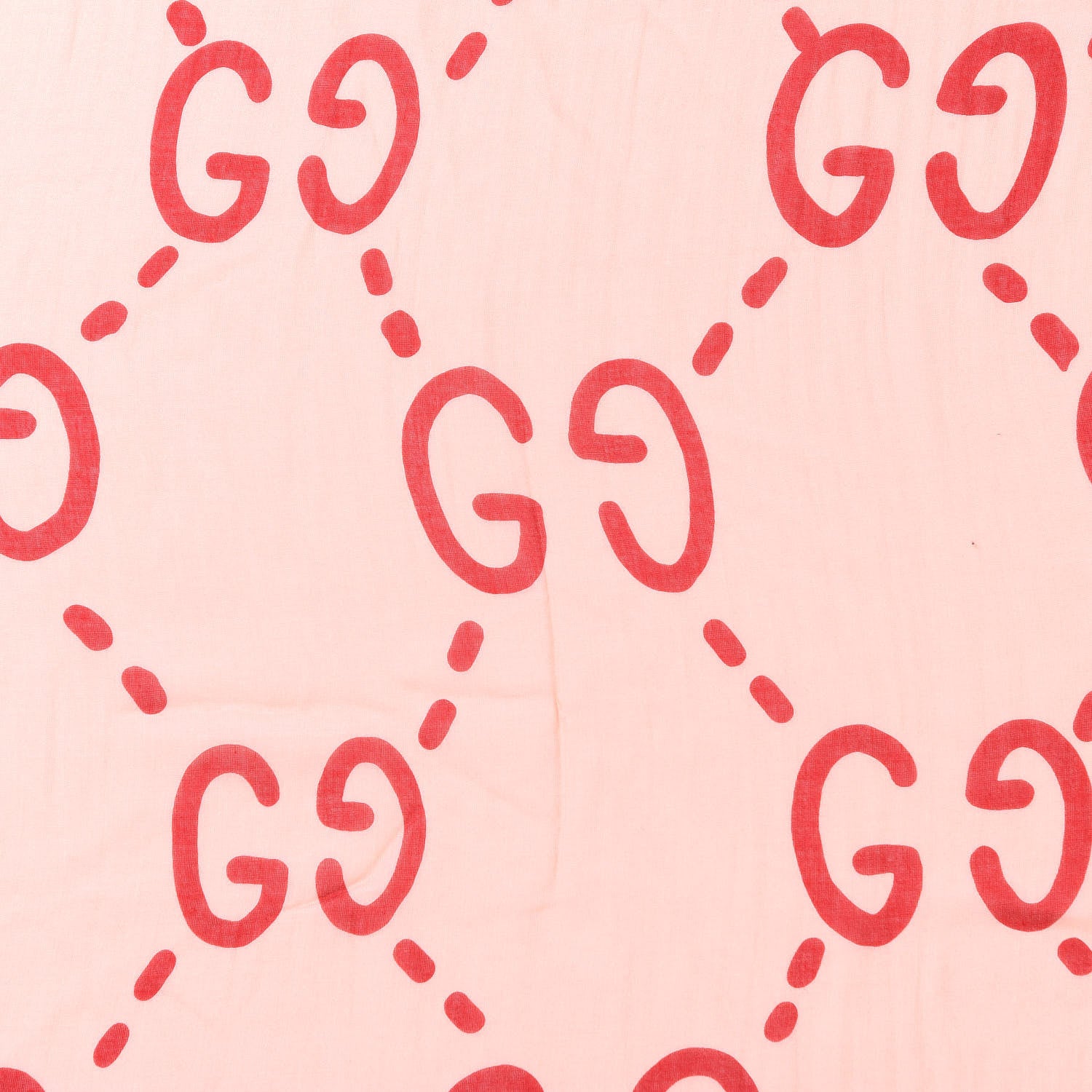 Gucci Modal Silk GG Writers Shawl Roseate Red 3 of 6