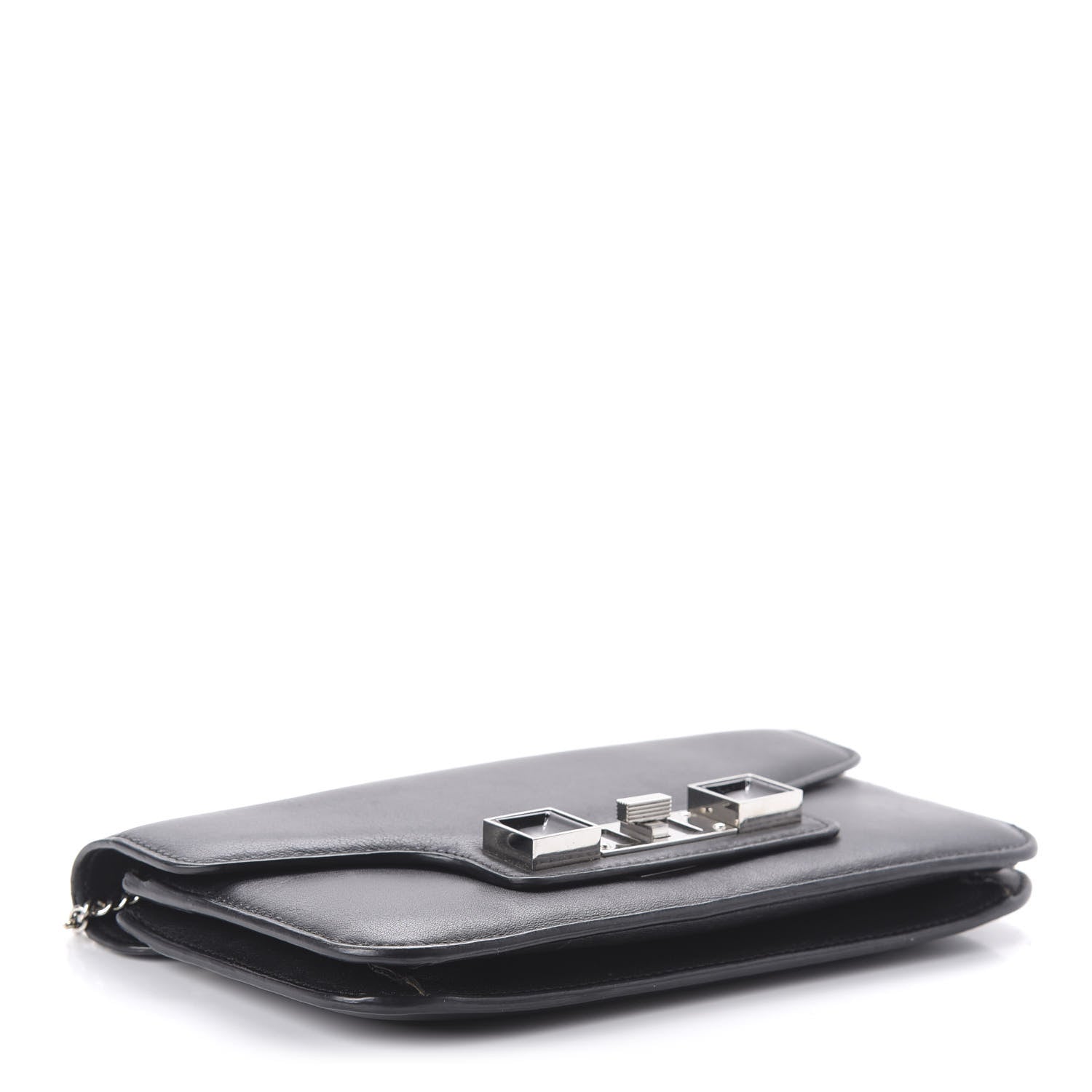 Proenza Schouler Smooth Calfskin PS11 Chain Wallet Black 4 of 11