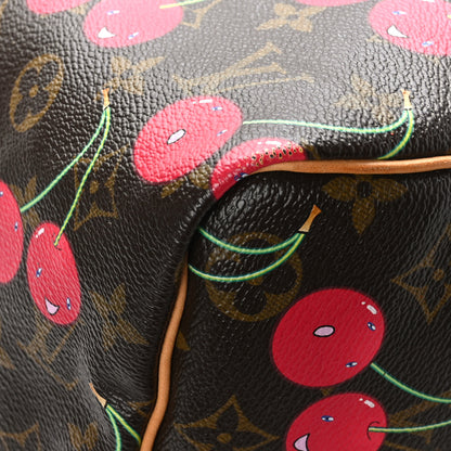 Louis Vuitton Monogram Cerises Keepall 45 9 of 10