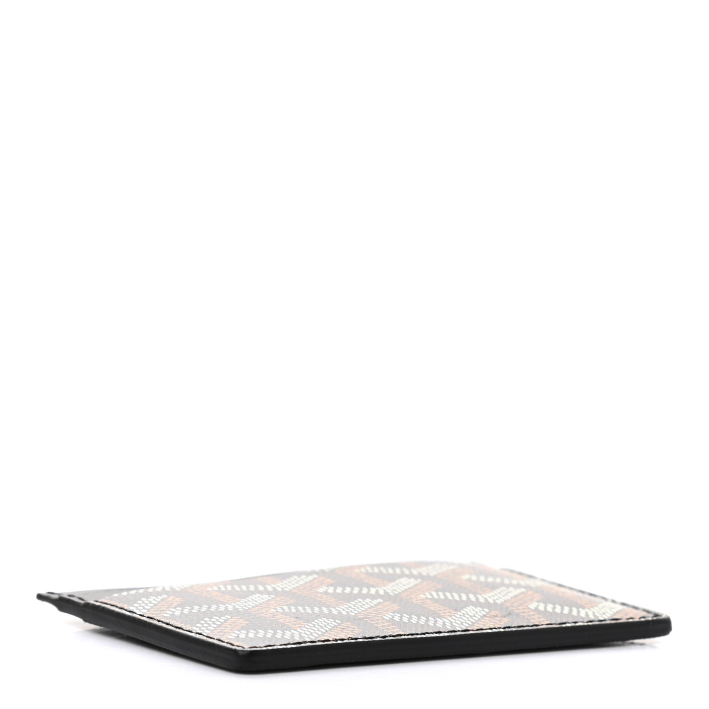 Goyardine Saint Sulpice Card Holder Black