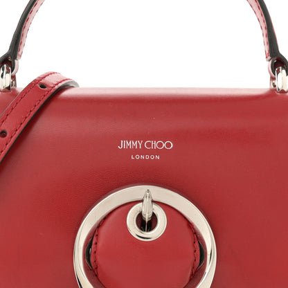 Jimmy Choo Calfskin Mini Madeline Top Handle Satchel Red 8 of 12