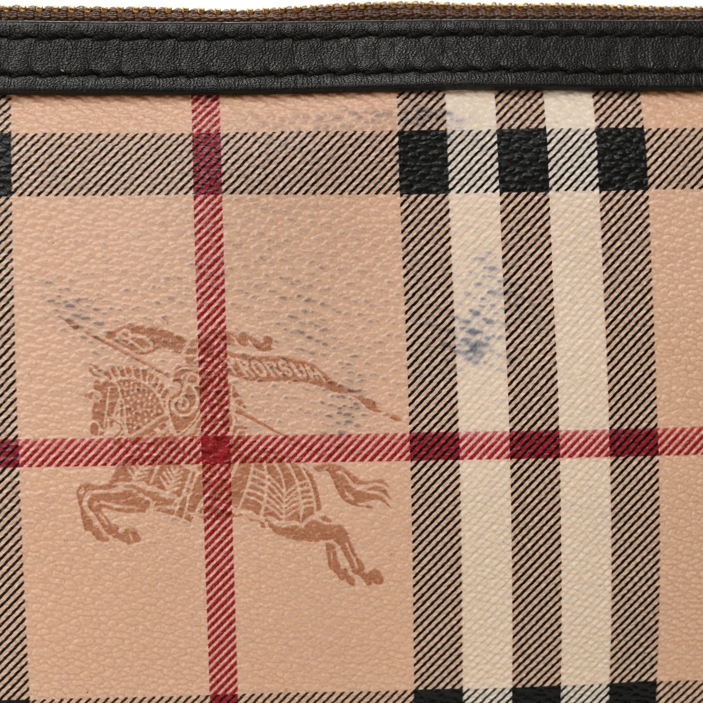 Haymarket Check Small Peyton Crossbody Clutch Bag Chocolate
