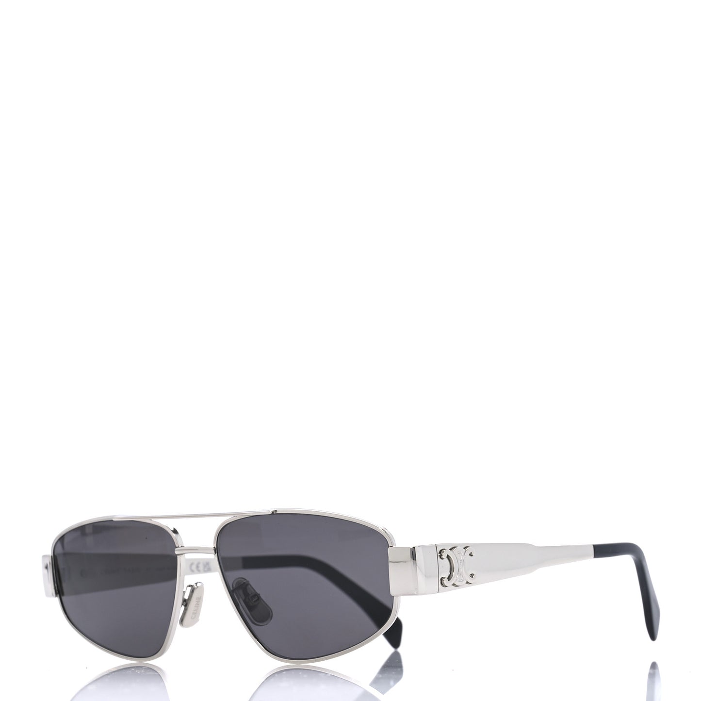 Metal Triomphe 03 Sunglasses CL40281U Silver Smoke
