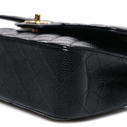 Chanel Caviar Quilted Small Double Flap Black 10 of 10