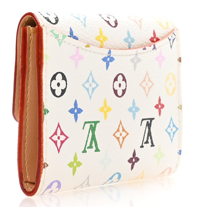 Louis Vuitton Monogram Multicolor Business Card Holder White 3 of 6