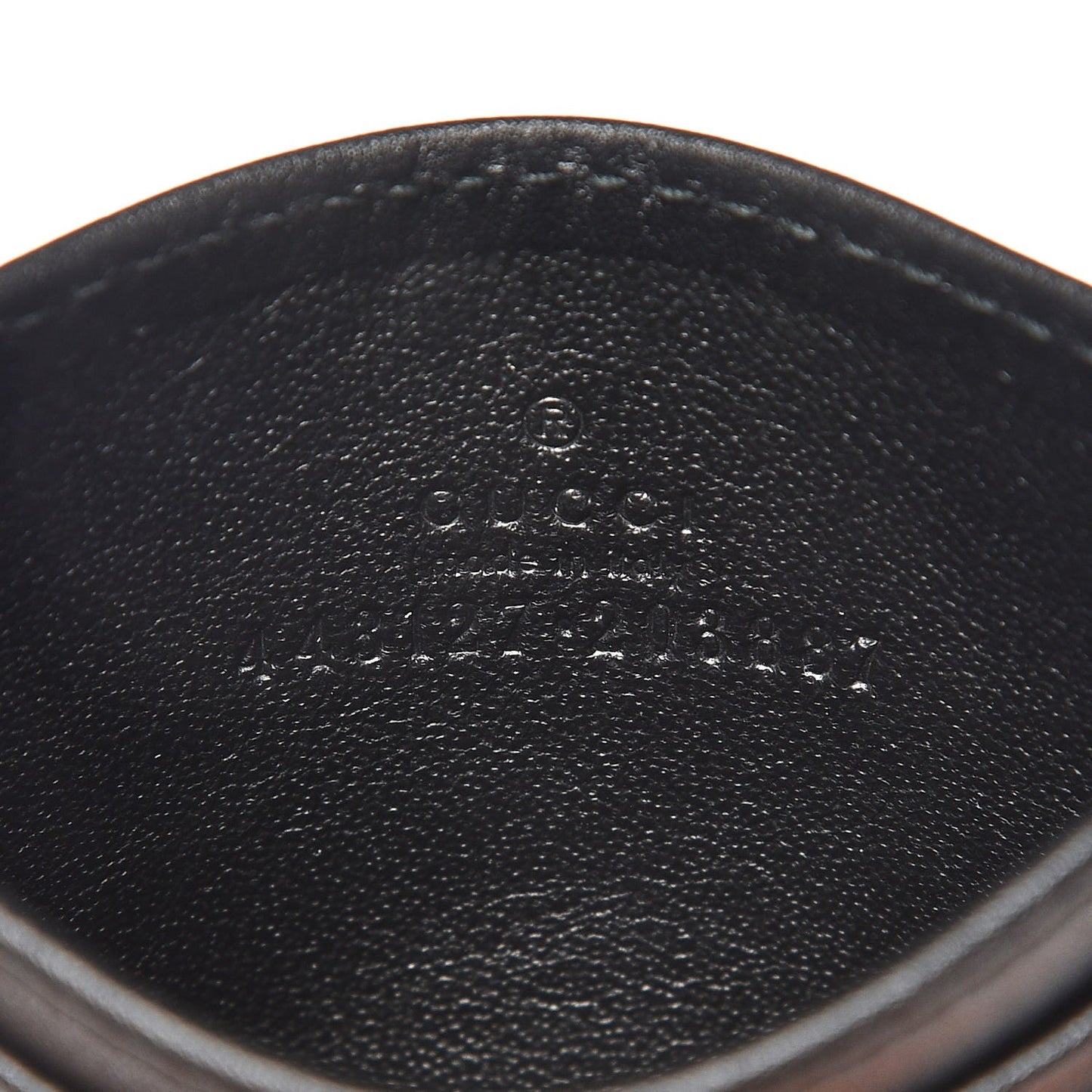 Calfskin Matelasse GG Marmont Card Holder Black