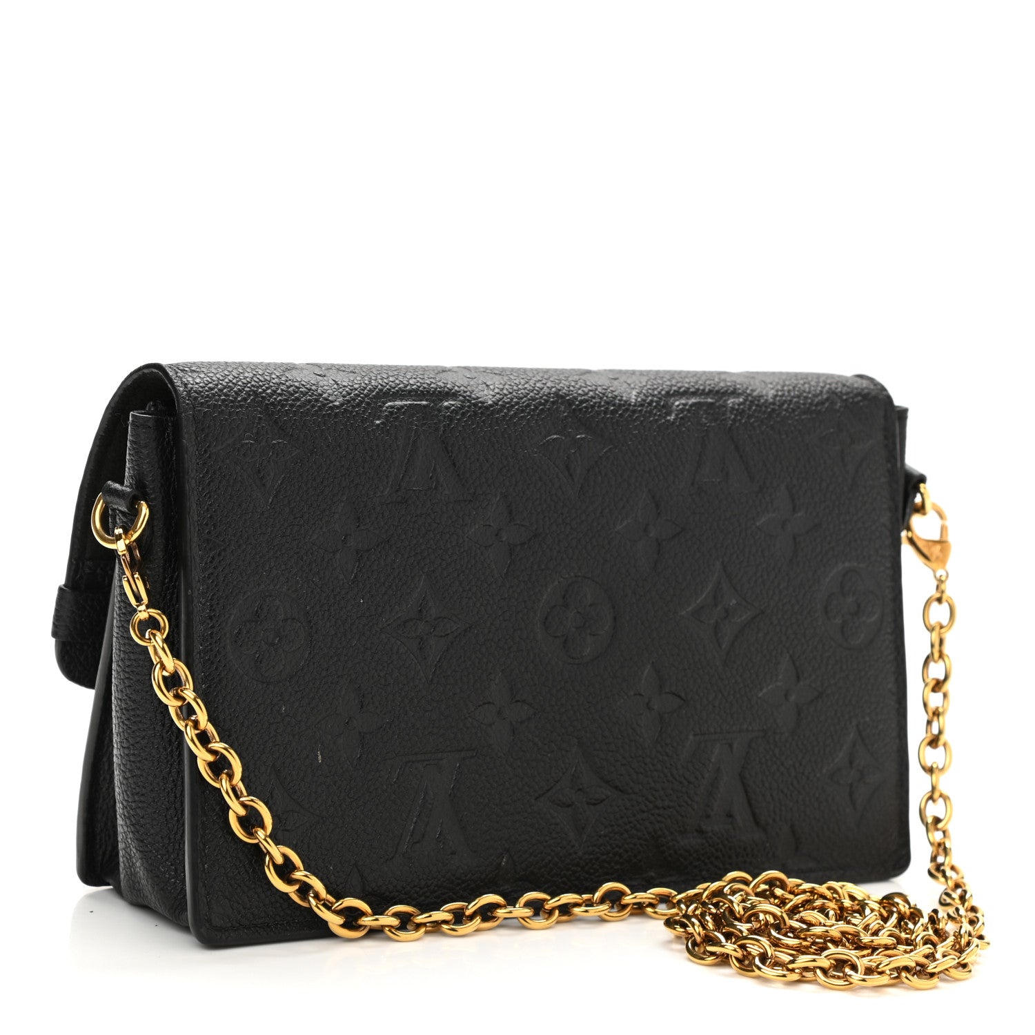 Louis Vuitton Empreinte Vavin Chain Wallet Black 3 of 10