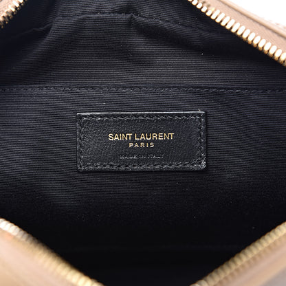 Saint Laurent Calfskin Matelasse Monogram Lou Camera Bag Dusty Grey 6 of 10