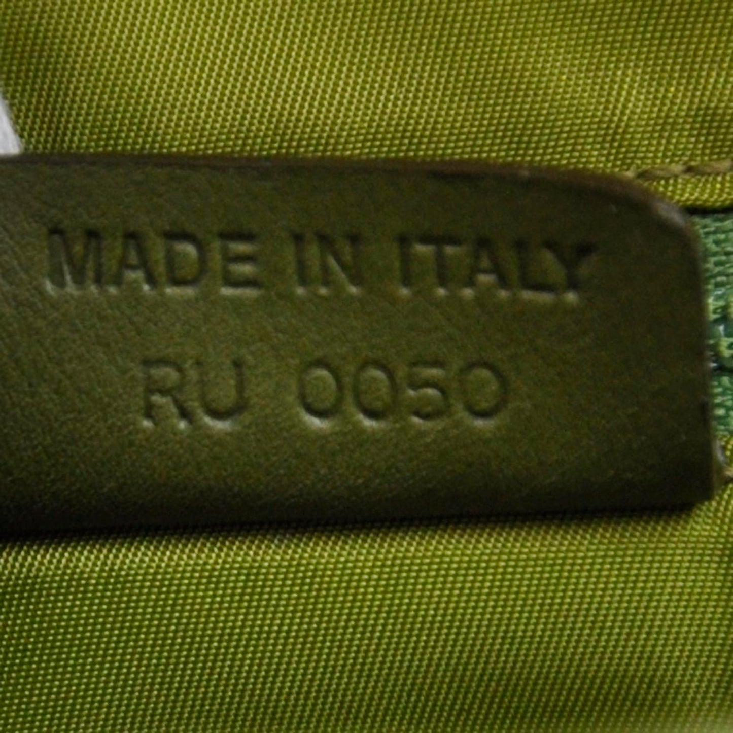 Ostrich Double Saddle Bag Green